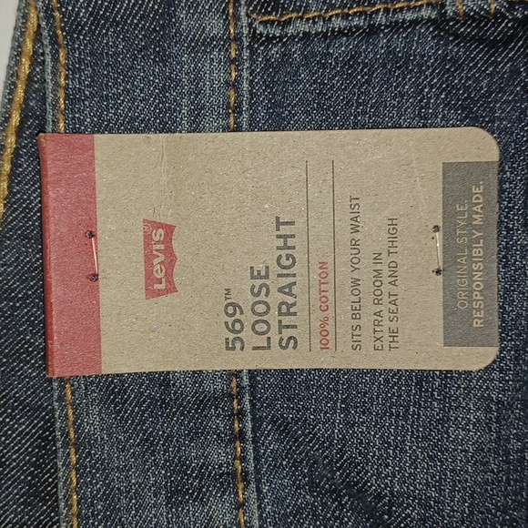 Levi's 569 Loose Straight Fit Jeans #569-0041 Size-42x32 NWT - Picture 4 of 5